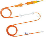 Магистраль Инфузомат Спэйс, 250 см, светозащитная, оранж, Нейтрапур, с Сэйффлоу (Без НДС) - 100 шт/уп