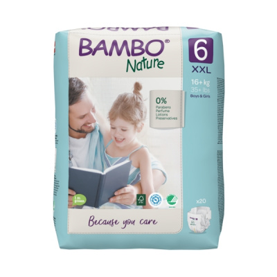 Эко-подгузники Bambo Nature 4 (7-14 кг), 48 шт купить оптом в Санкт-Петербурге (СПб)