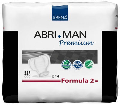 Мужские урологические прокладки Abri-Man Formula 2, 700 мл купить оптом в Санкт-Петербурге (СПб)
