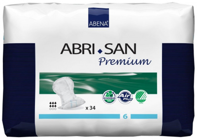 Урологические вкладыши Abri-San Premium 6, 1600 мл купить оптом в Санкт-Петербурге (СПб)
